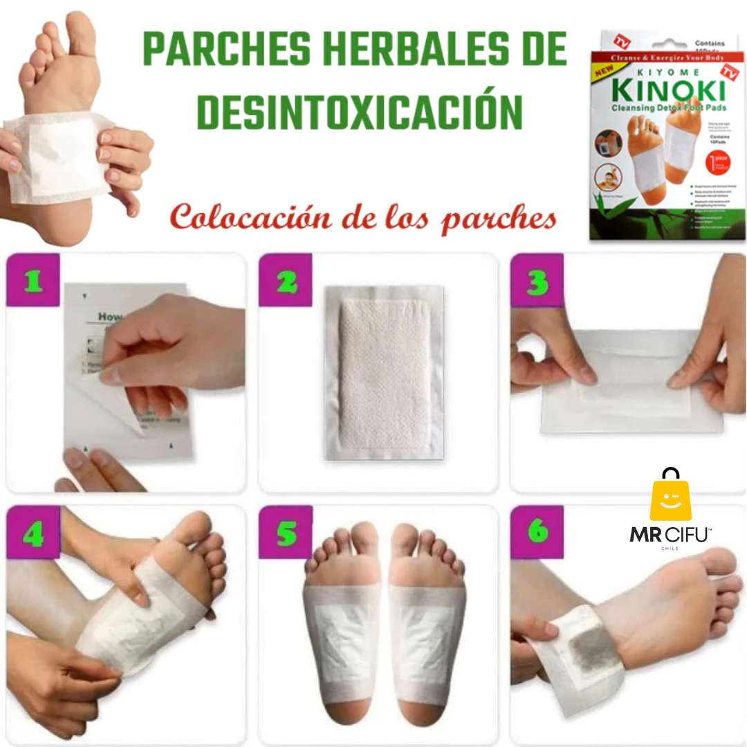 NaturaPatch Kinoki™ ¿Cansado de noches intranquilas y sentirte agotado? (10un)