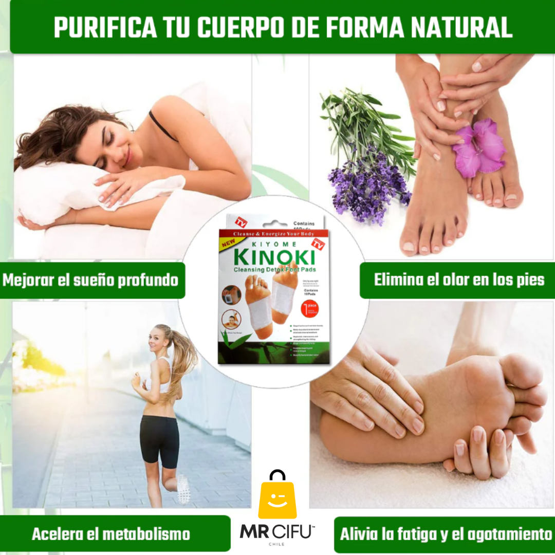 NaturaPatch Kinoki™ ¿Cansado de noches intranquilas y sentirte agotado? (10un)