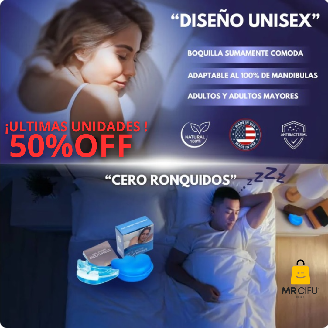 StopRonquido™ 💤¿Tu pareja ya no duerme contigo por tus ronquidos?