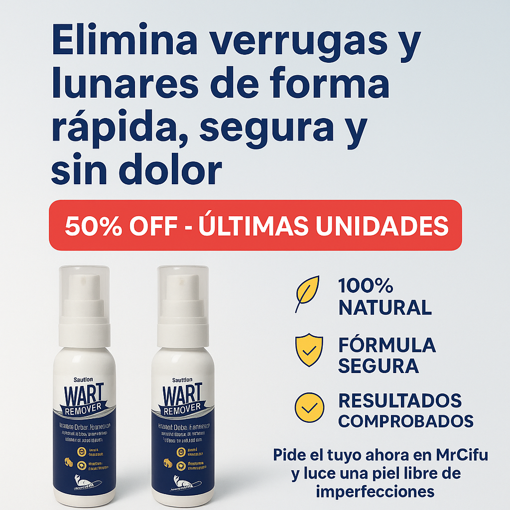 ¿Cansada de sentir vergüenza por esas verrugas? -                               Verruga Off™