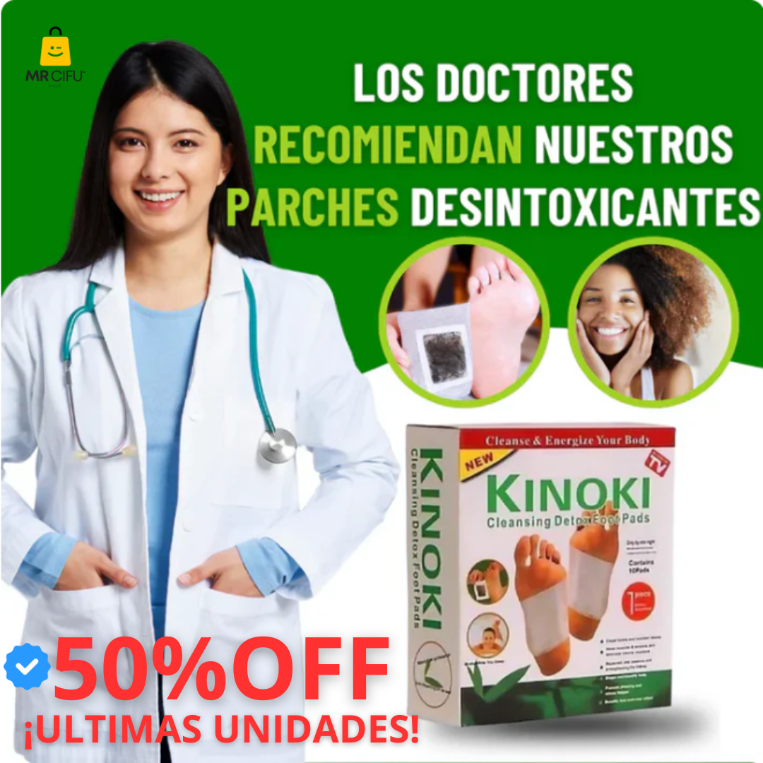 NaturaPatch Kinoki™ ¿Cansado de noches intranquilas y sentirte agotado? (10un)