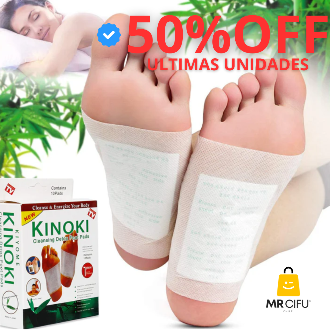 NaturaPatch Kinoki™ ¿Cansado de noches intranquilas y sentirte agotado? (10un)
