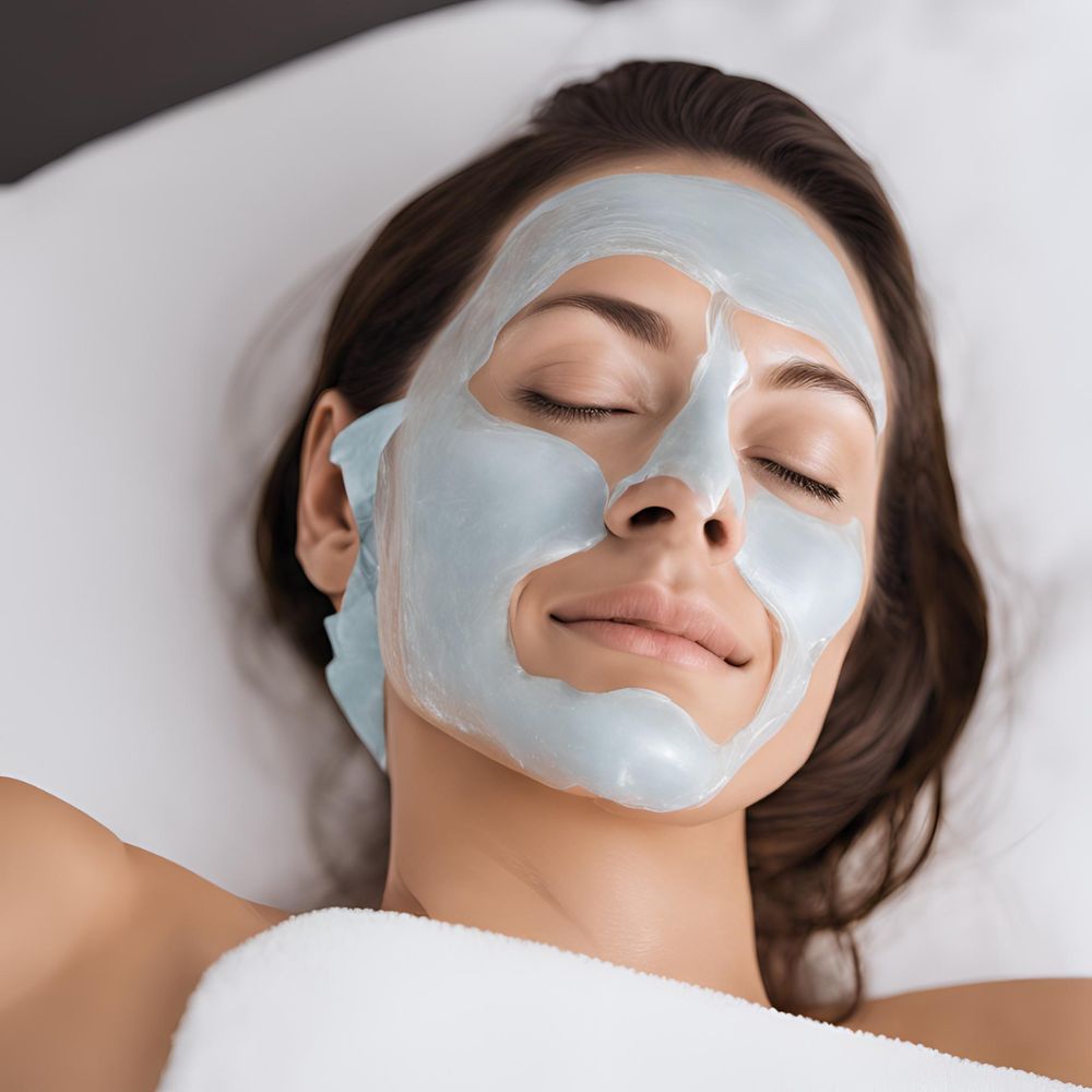 Mascara Facial Con Acido Hialuronico