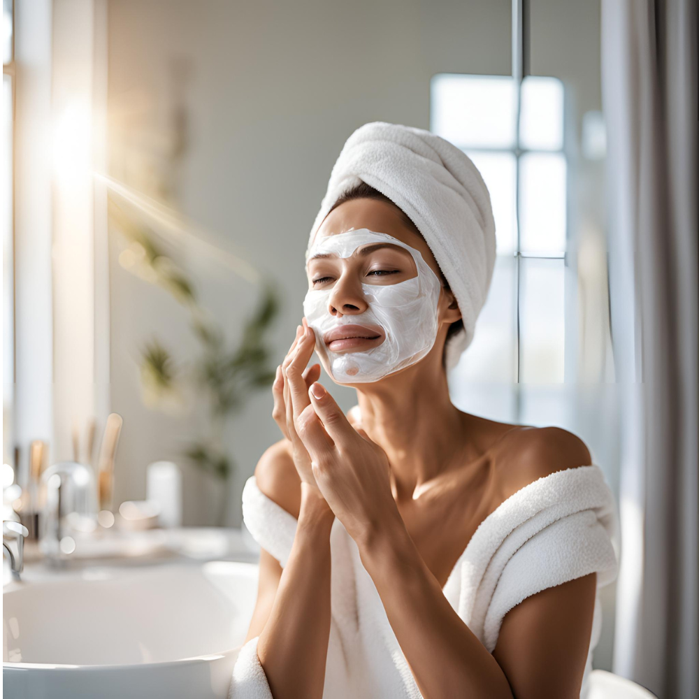 Mascara Facial Con Acido Hialuronico