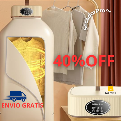 SecadorPro™ ¿Cansado de tener ropa húmeda por días?