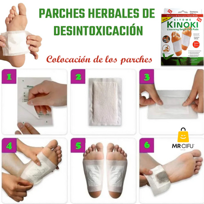 NaturaPatch Kinoki™ ¿Cansado de noches intranquilas y sentirte agotado? (10un)