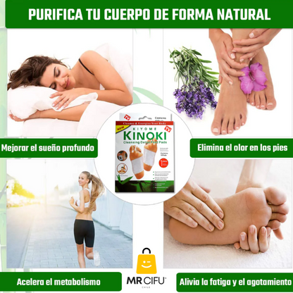 NaturaPatch Kinoki™ ¿Cansado de noches intranquilas y sentirte agotado? (10un)