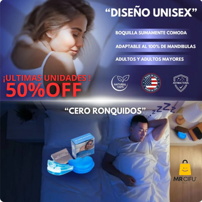 StopRonquido™ 💤¿Tu pareja ya no duerme contigo por tus ronquidos?