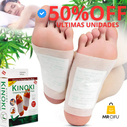 NaturaPatch Kinoki™ ¿Cansado de noches intranquilas y sentirte agotado? (10un)