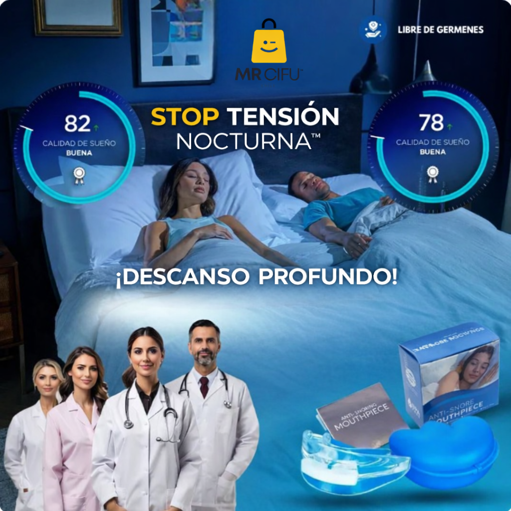 StopTensión Nocturna™ 💤 ¿APIETAS LOS DIENTES AL DORMIR? EMPIEZA A DESCANSAR DE VERDAD