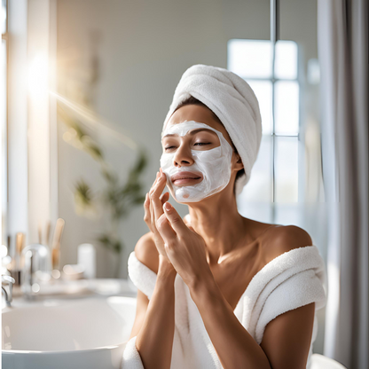 Mascara Facial Con Acido Hialuronico
