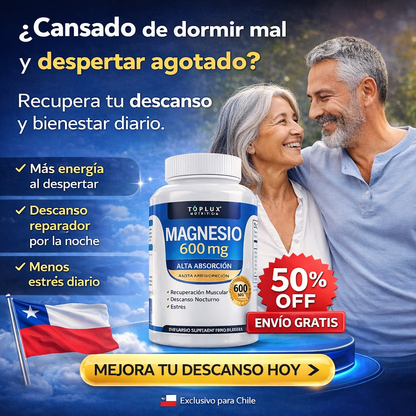 Magnesio ActiveLife 600™  8 tipos de magnesio en 1 ⚡ 60capsulas