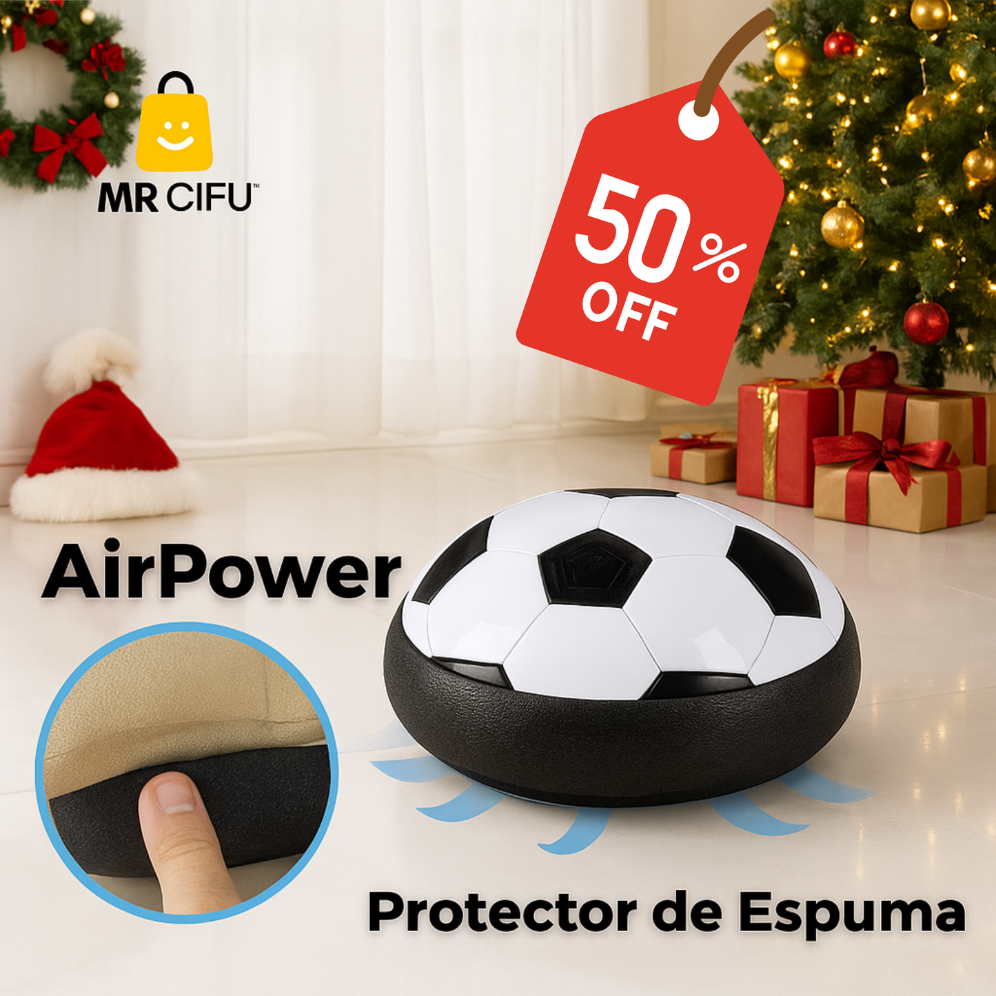 FloatBall LED™ ⭐⭐⭐⭐⭐ ¡La magia del fútbol llega a tu hogar!